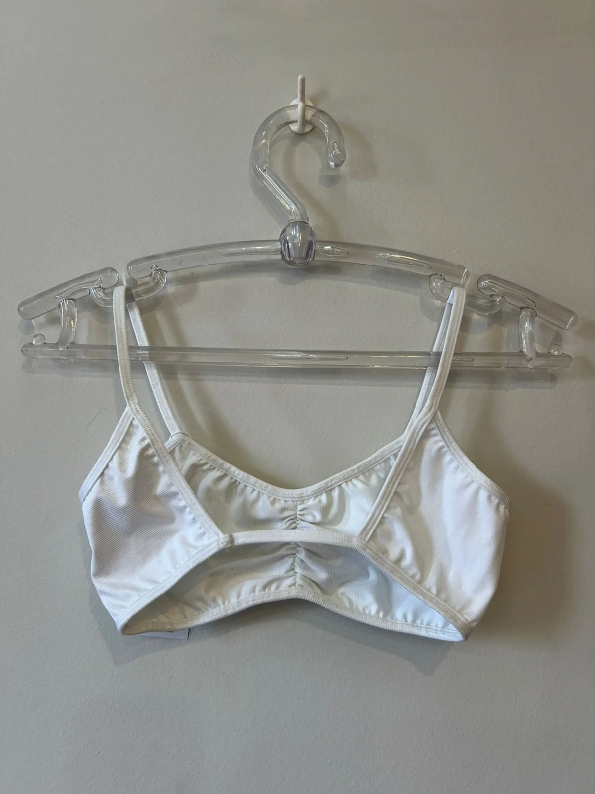 Top Feminino Beach Tennis Costas Nua Branco