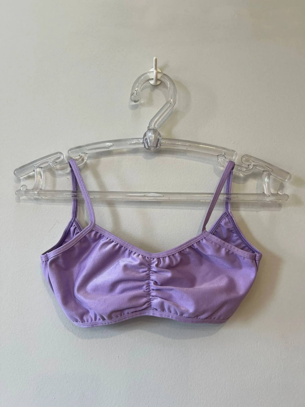 Top Feminino Beach Tennis Costas Nua Lavanda