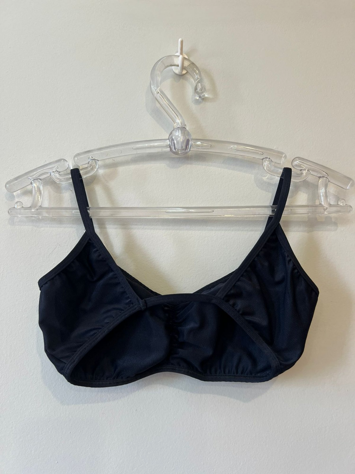 Top Feminino Beach Tennis Costas Nua Preto
