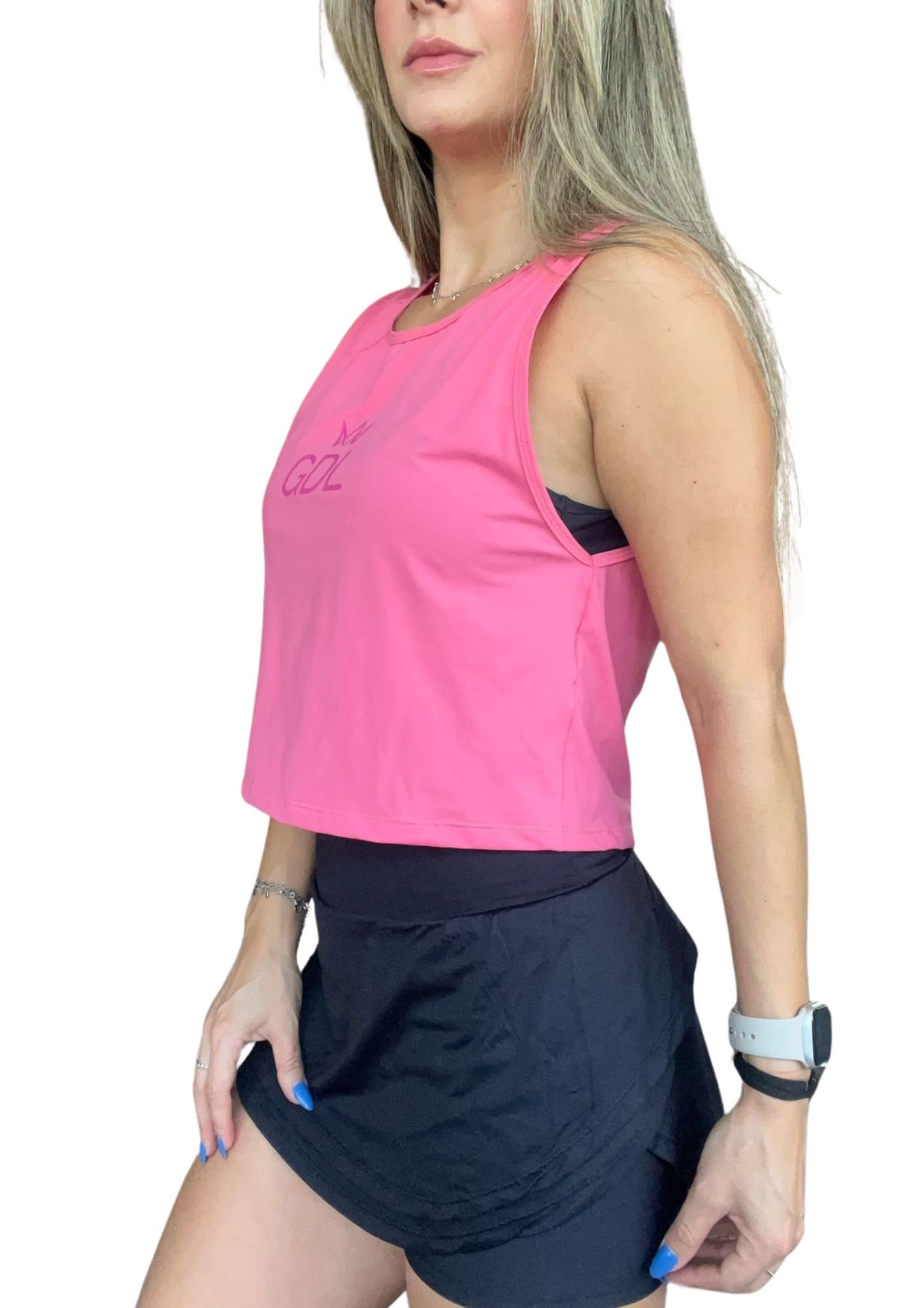 Regata Cropped GDL Salmão