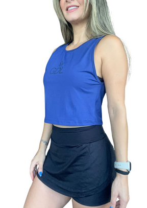 Regata Cropped GDL Azul Marinho