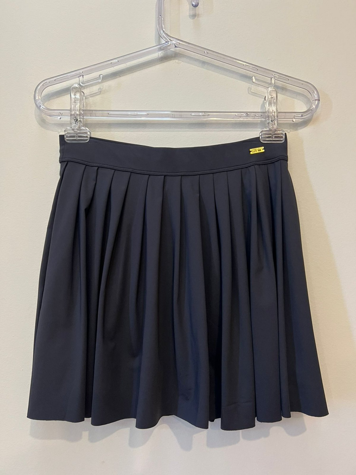 Short-saia de Pregas Avulso Preto
