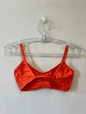 Top Feminino Beach Tennis Costa Nua Laranja