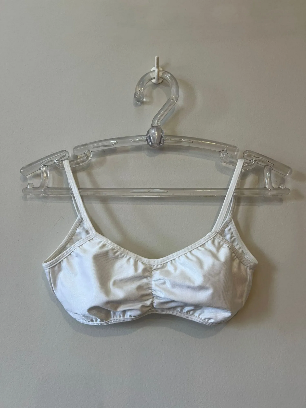 Top Feminino Beach Tennis Costas Nua Branco