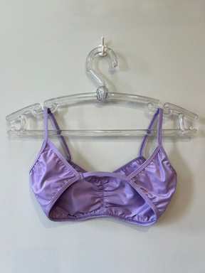 Top Feminino Beach Tennis Costas Nua Lavanda
