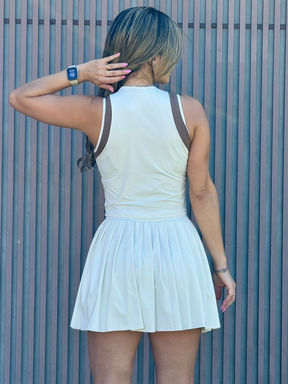 Conjunto pregueado Maya Off white